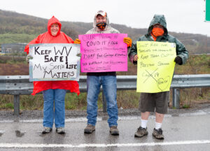 Protesters fight feds on plan to make FCC Hazelton a COVID-19 quarantine facility